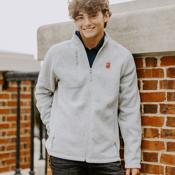 Kappa Sig Embroidered Crest Full Zip
