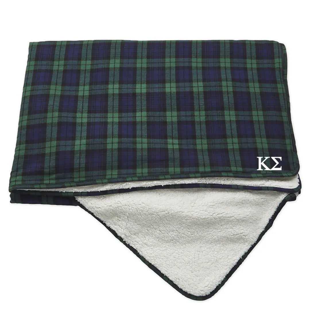 Kappa Sig Flannel Throw Blanket - Kappa Sigma Official Store