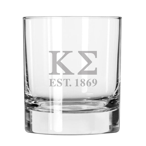 Kappa Sig Engraved Glass
