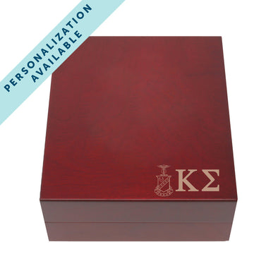 New! Kappa Sig Fraternity  Greek Letter Rosewood Box
