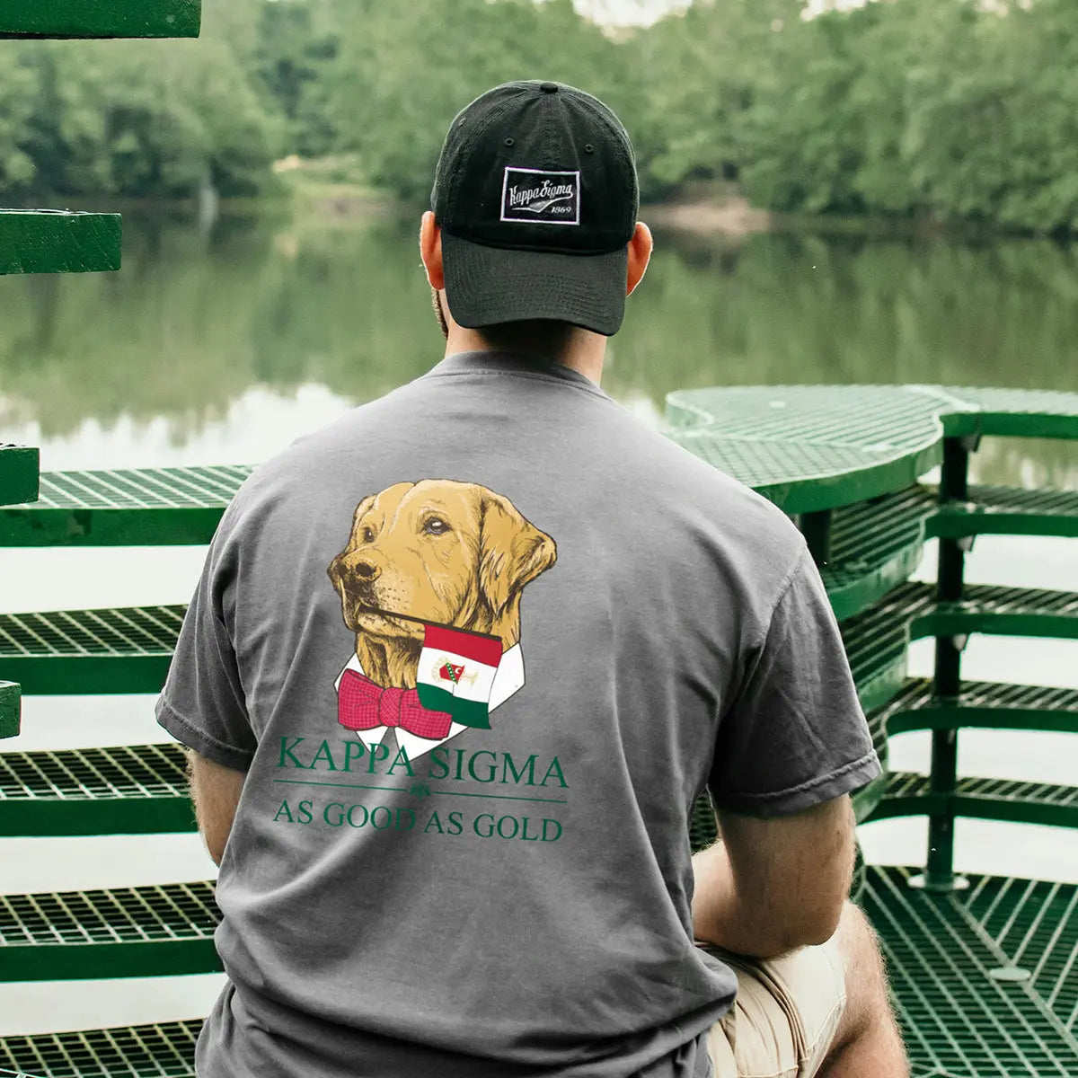 Kappa Sig Comfort Colors Retriever Flag Tee - Kappa Sigma Official Store