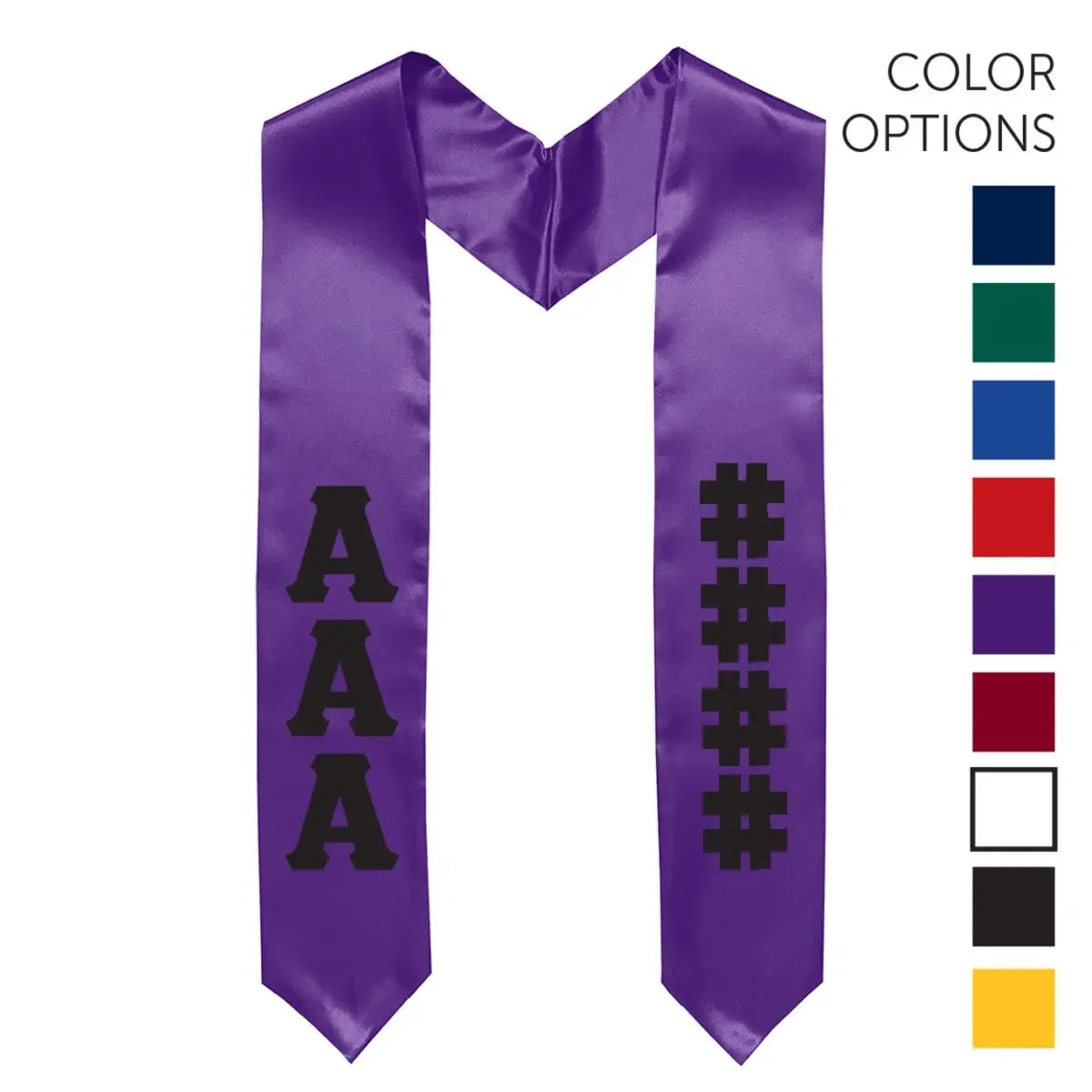 Kappa Sig Pick Your Own Colors Graduation Stole - Kappa Sigma Official Store