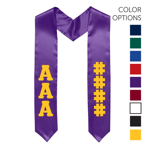 Kappa Sig Pick Your Own Colors Graduation Stole