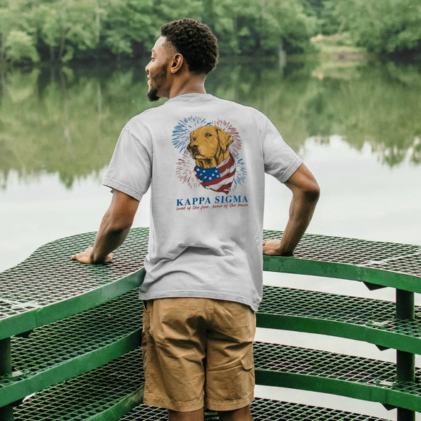 Kappa Sig Comfort Colors USA Retriever Tee